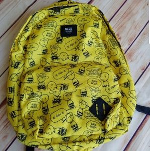 NWT Vans X Peanuts Charlie Brown Backpack